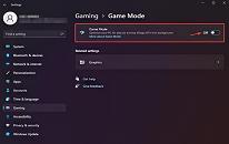 win11系統禁用游戲模式操作方法介紹